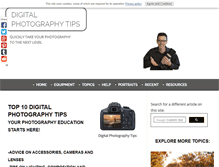 Tablet Screenshot of better-digital-photo-tips.com